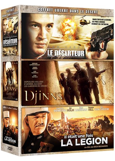 Coffret Guerre dans le désert : Le Déserteur + Djinns + Il était une fois la Légion (Pack) - DVD