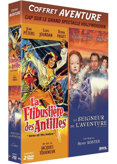 Coffret Aventure - La Flibustière des Antilles + Le Seigneur de l'aventure (Pack) - DVD