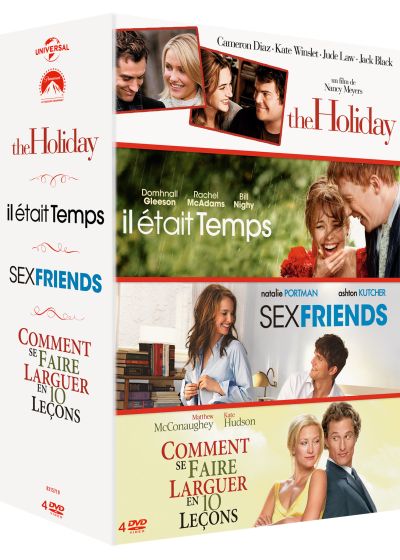 Coffret : The Holiday + Il était temps + Sex Friends + Comment se faire larguer en 10 leçons (Pack) - DVD