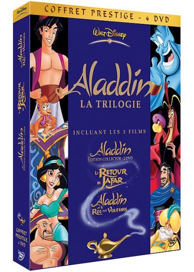 Aladdin Trilogie - Aladdin + Le retour de Jafar + Aladdin et le roi des voleurs - DVD
