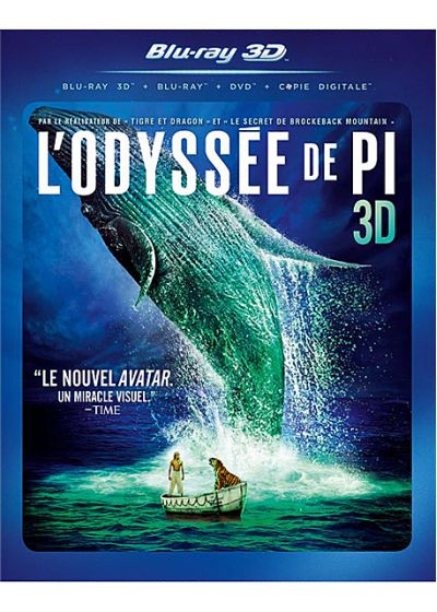 L'Odyssée de Pi (Combo Blu-ray 3D + Blu-ray + DVD) - Blu-ray 3D