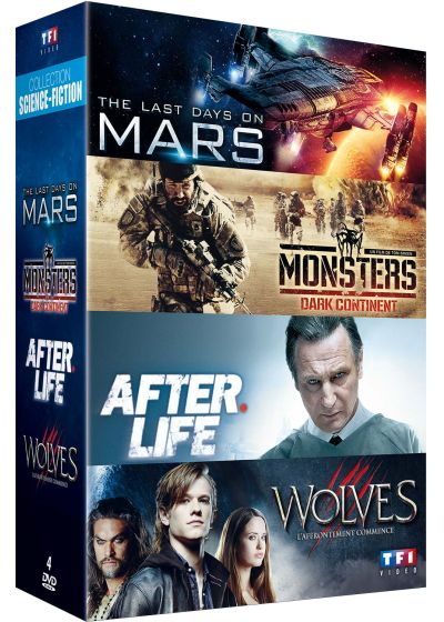 Collection Science-fiction : The Last Days on Mars + Monsters Dark Continent + After Life + Wolves (Pack) - DVD