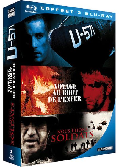 Coffret - U-571 + Voyage au bout de l'enfer + Nous étions soldats (Pack) - Blu-ray