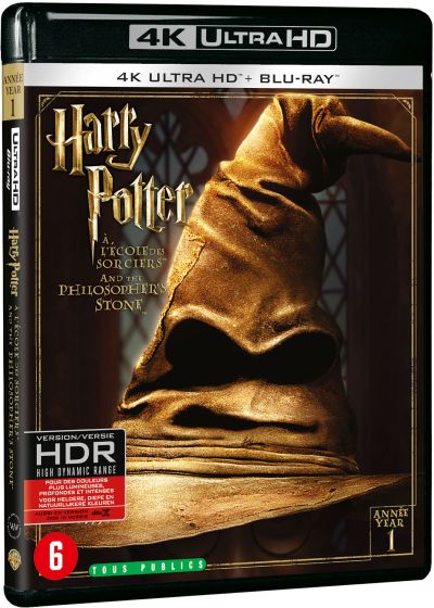 Harry Potter à l'école des sorciers (4K Ultra HD + Blu-ray + Digital UltraViolet) - 4K UHD