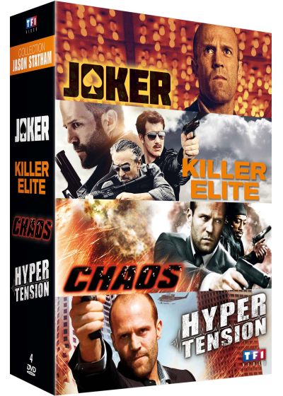Collection Jason Statham : Joker + Killer Elite + Chaos + Hyper Tension (Pack) - DVD