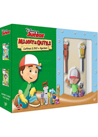 Manny et ses outils - Coffret - La grande course + Les outils vedettes (Édition avec figurine) - DVD