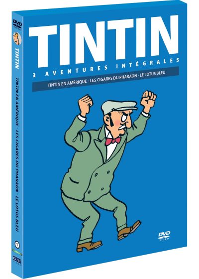 Tintin - 3 aventures - Vol. 1 : Les Cigares de Pharaon + Le Lotus Bleu + Tintin en Amérique - DVD