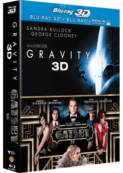 Gravity 3D + Gatsby le magnifique 3D (Blu-ray 3D) - Blu-ray 3D