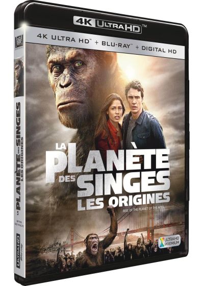 La Planète des Singes : Les origines (4K Ultra HD + Blu-ray + Digital HD) - 4K UHD