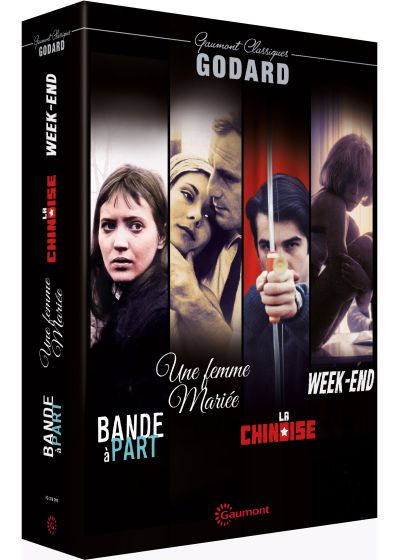 Godard - Bande à part + Une femme mariée + La chinoise + Week-end - DVD