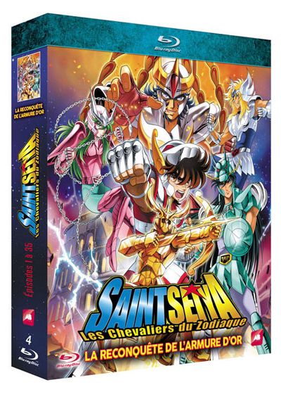 Saint Seiya - Les chevaliers du Zodiaque : La reconquête de l'armure d'or - Épisodes 1 à 35 - Blu-ray