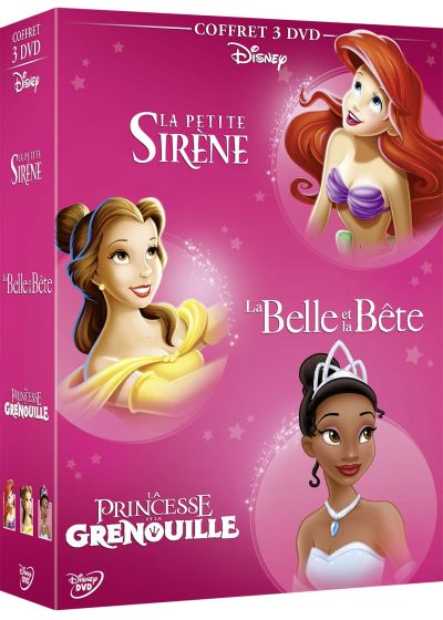 La petite sirène + La Belle et la Bête + La princesse et la grenouille (Pack) - DVD