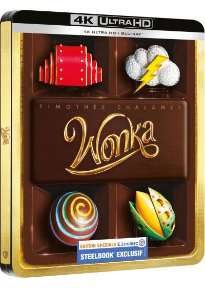 Wonka (Édition limitée spéciale E.Leclerc - SteelBook exclusif - 4K Ultra HD + Blu-ray) - 4K UHD