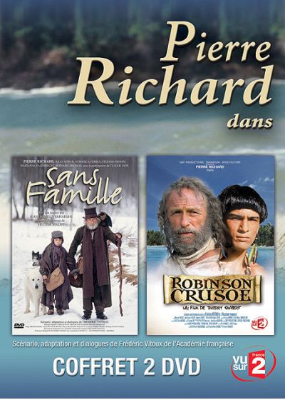 Coffret Pierre Richard - Sans famille + Robinson Crusoe - DVD