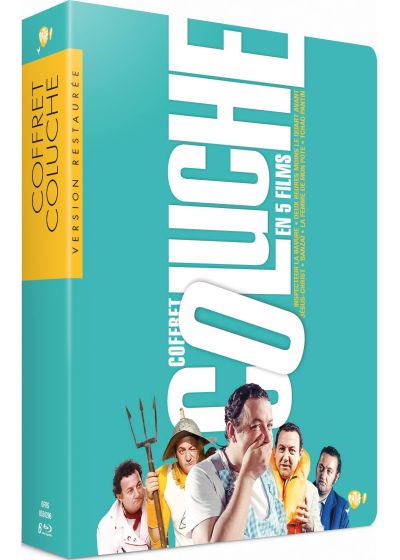 Coluche - Coffret 5 films : Tchao Pantin + Inspecteur La Bavure + Deux heures moins le quart avant Jésus-Christ + Banzaï + La Femme de mon pote (Pack) - Blu-ray
