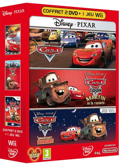 Cars Toon - Martin se la raconte + Cars, Quatre roues (DVD + jeu vidéo Nintendo Wii) - DVD