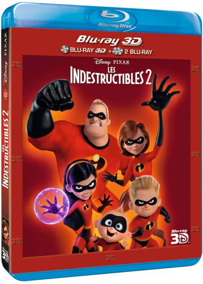 Les Indestructibles 2 (Blu-ray 3D + Blu-ray 2D + Blu-ray bonus) - Blu-ray 3D