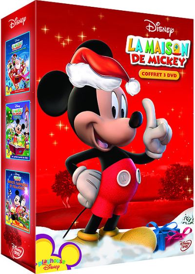 La Maison de Mickey - Coffret - À la rescousse du Père Noël + Contes & surprises + Indices, surprises et friandises (Pack) - DVD