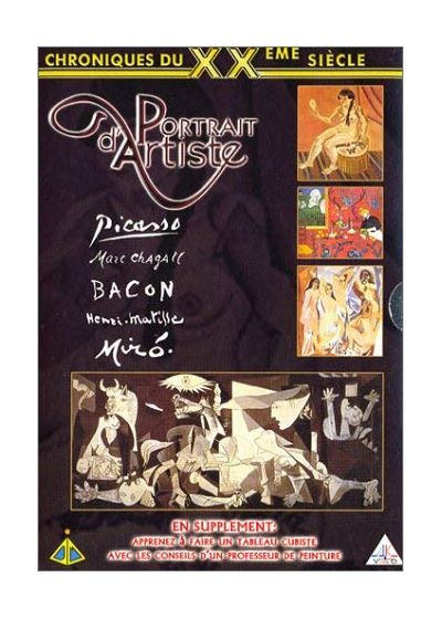 Coffret peintres du XXème siècle : Francis Bacon + Henri Matisse + Pablo Picasso + Joan Miro + Marc Chagall - Vol. 1 - DVD