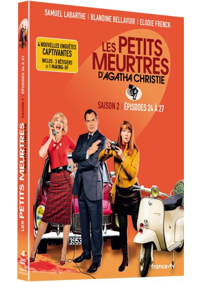 Les Petits meurtres d'Agatha Christie - Saison 2 - Épisodes 24 à 27 - DVD
