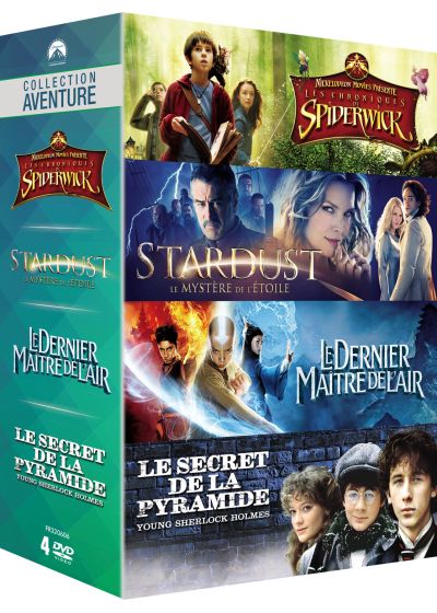 Paramount Collection Aventure : Les chroniques de Spiderwick + Stardust + Le dernier Maître de l'air + Le secret de la pyramide (Pack) - DVD