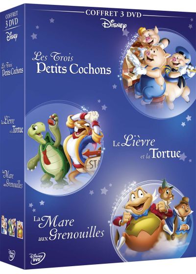Les Les Trois petits cochons + Le Lièvre et la Tortue + La Mare aux grenouilles - Les Intemporels - Coffret 4 DVD (Pack) - DVD
