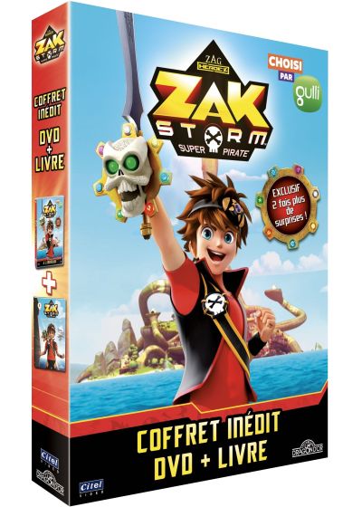 Zak Storm - Saison 1, Vol. 1 : A l'abordage (Coffret DVD + Livre) - DVD