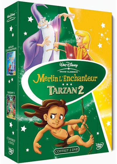 Merlin l'enchanteur + Tarzan 2 - DVD