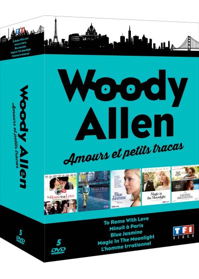 Woody Allen - Amours et petits tracas : To Rome With Love + Minuit à Paris + Magic in the Moonlight + Blue Jasmine + L'homme irrationnel (Pack) - DVD