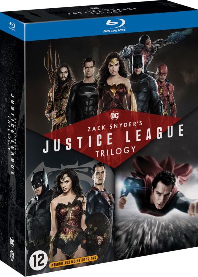 Zack Snyder's Justice League Trilogie : Man of Steel + Batman v Superman : L'aube de la justice + Zack Snyder's Justice League - Blu-ray