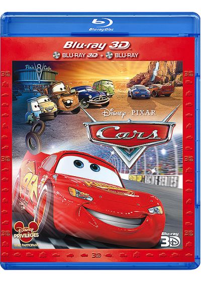 Cars, Quatre roues (Blu-ray 3D + Blu-ray 2D) - Blu-ray 3D