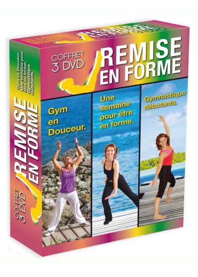 Coffret Remise en forme : Gym en douceur + Une semaine pour être en forme + Gymnastique débutants (Pack) - DVD