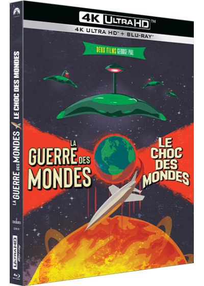 La Guerre des mondes (1953) + Le Choc des mondes (1951) (Digipack collector - 4K Ultra HD + Blu-ray) - 4K UHD