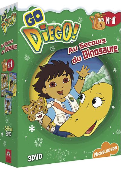 Go Diego! - Coffret n° 1 : Au secours du dinosaure - DVD