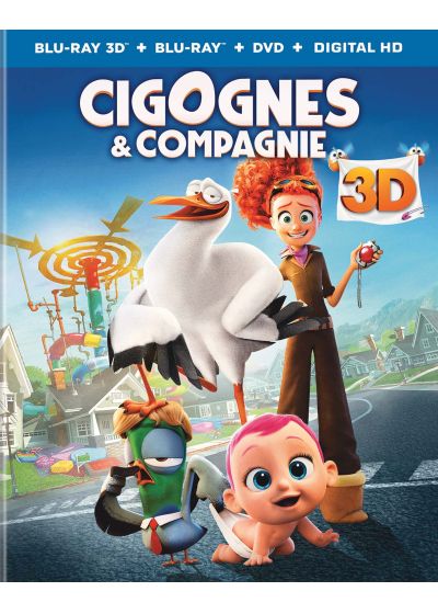 Cigognes et compagnie (Combo Blu-ray 3D + Blu-ray + DVD + Copie digitale) - Blu-ray 3D