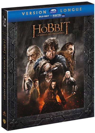 Le Hobbit : La bataille des Cinq Armées (Version longue - Blu-ray + Copie digitale) - Blu-ray
