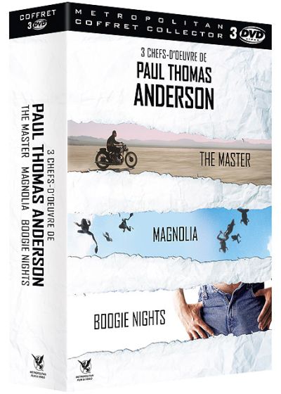 3 chefs-d'oeuvre de Paul Thomas Anderson : Boogie Nights + Magnolia + The Master (Pack) - DVD