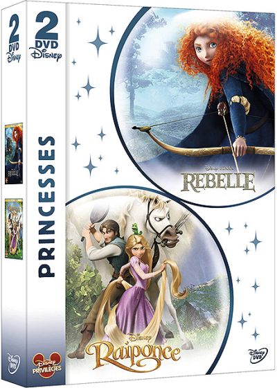 Princesses - Rebelle + Raiponce (Pack) - DVD
