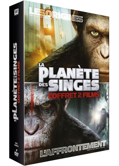 La Planète des Singes : Les origines + La Planète des Singes : L'Affrontement - DVD