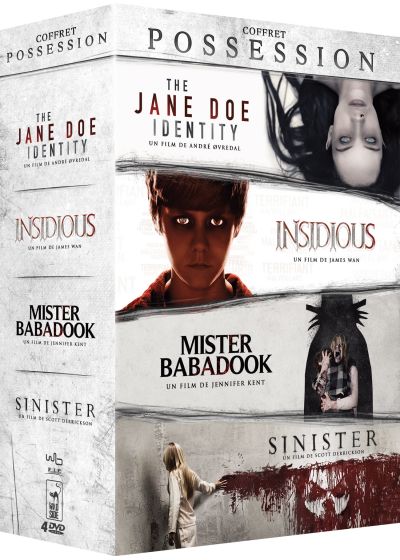 Coffret Maléfices : The Jane Doe Identity + Insidious + Sinister + Mr Babadook (Pack) - DVD