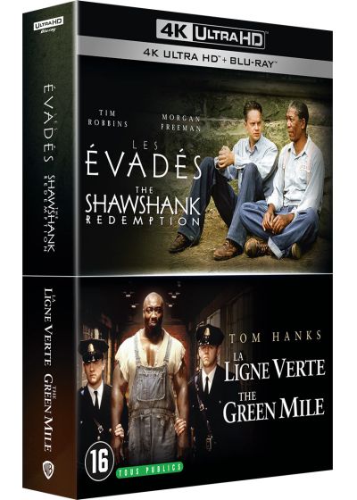 Les Évadés + La Ligne Verte (4K Ultra HD + Blu-ray) - 4K UHD