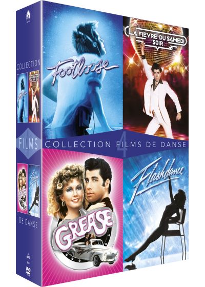 Paramount Collection Danse : Footloose + La fièvre du samedi soir + Flashdance + Grease (Pack) - DVD
