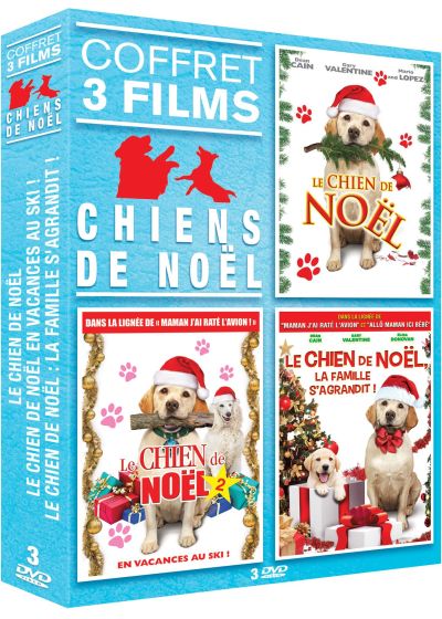 Chien de Noël + Chien de Noël en vacances au ski + Chien de Noël : la famille s'aggrandit (Pack) - DVD