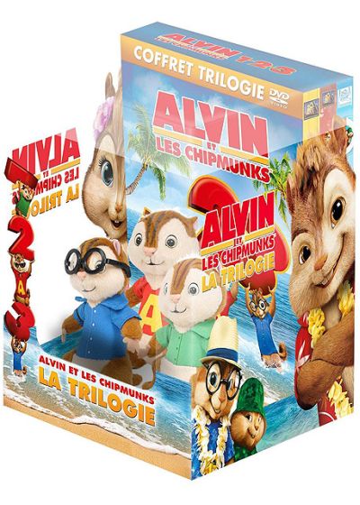 Alvin et les Chipmunks 1 + 2 + 3 (+ 1 Peluche) - DVD