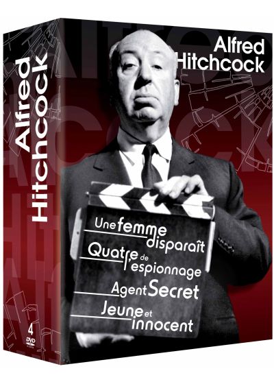 Alfred Hitchcock : Une femme disparait + Quatre de l'espionnage + Agent secret + Jeune et innocent (Pack) - DVD