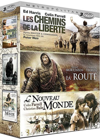 Coffret Aventure : Les Chemins de la liberté + La Route + Le Nouveau monde (Pack) - DVD