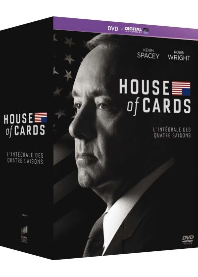 House of Cards - Intégrale saisons 1-2-3-4 (DVD + Copie digitale) - DVD