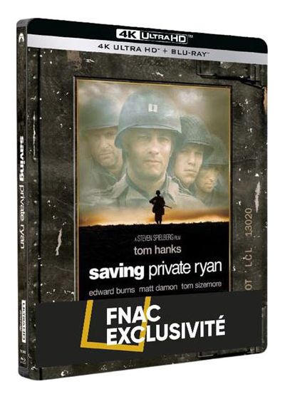 Il faut sauver le soldat Ryan (FNAC Édition spéciale - 4K Ultra HD + Blu-ray + Blu-ray bonus - Boîtier SteelBook) - 4K UHD