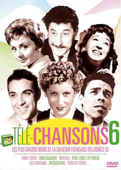 Télé-chansons 6 : les plus grands noms de la chanson française des années 50 - DVD