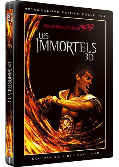 Les Immortels (Combo Blu-ray 3D + 2D + DVD - Édition Collector boîtier SteelBook) - Blu-ray 3D